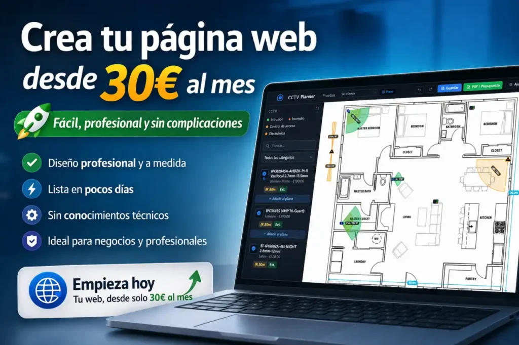Descubre cómo tener una página web profesional desde 30€ al mes, con todo incluido y sin complicaciones técnicas.