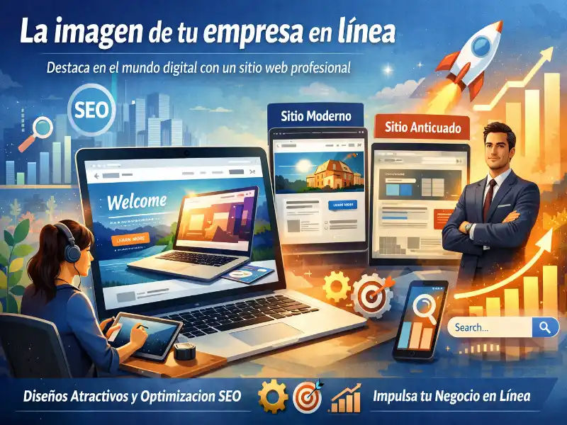 Tu sitio web es la primera impresión que reciben tus clientes potenciales. Un diseño profesional, optimizado y diferenciador puede ser la palanca que lleve tu negocio al siguiente nivel.